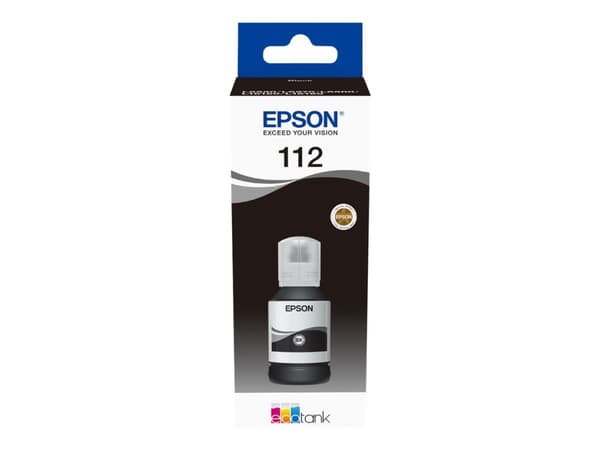 Epson EcoTank 112 - 127 ml - svart - original - blekkrefill - for EcoTank L11160, L15160, L6460, L6490, L6550, L6570, L6580, M15140; EcoTank Pro L151