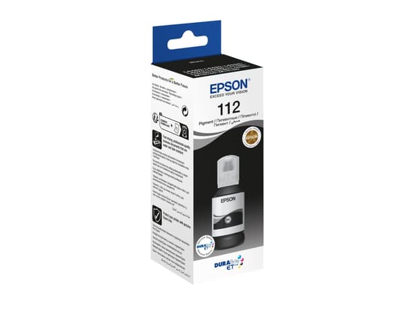 Epson EcoTank 112 - 127 ml - svart - original - blekkrefill - for EcoTank L11160, L15160, L6460, L6490, L6550, L6570, L6580, M15140; EcoTank Pro L151