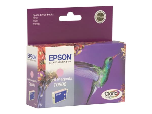 Epson T0806 - Lys magenta - original - blekkpatron - for Stylus Photo P50, PX650, PX660, PX700, PX710, PX720, PX730, PX800, PX810, PX820, PX830