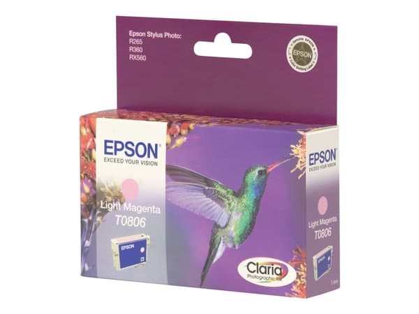 Epson T0806 - Lys magenta - original - blekkpatron - for Stylus Photo P50, PX650, PX660, PX700, PX710, PX720, PX730, PX800, PX810, PX820, PX830