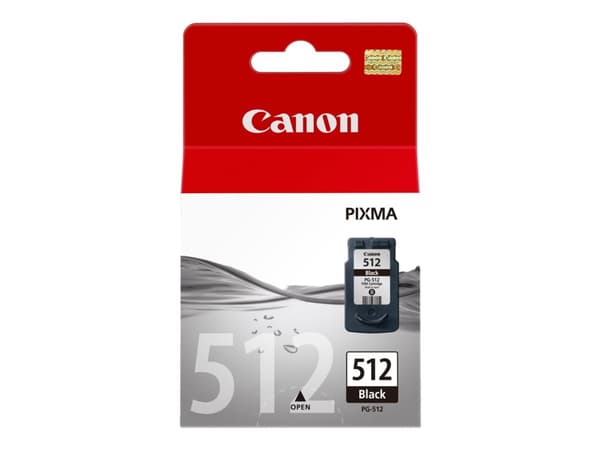 Canon PG-512 - Svart - original - förpackning med stöldmärkning - bläcktank - för PIXMA MP230, MP237, MP252, MP270, MP280, MP282, MP495, MP499, MX350
