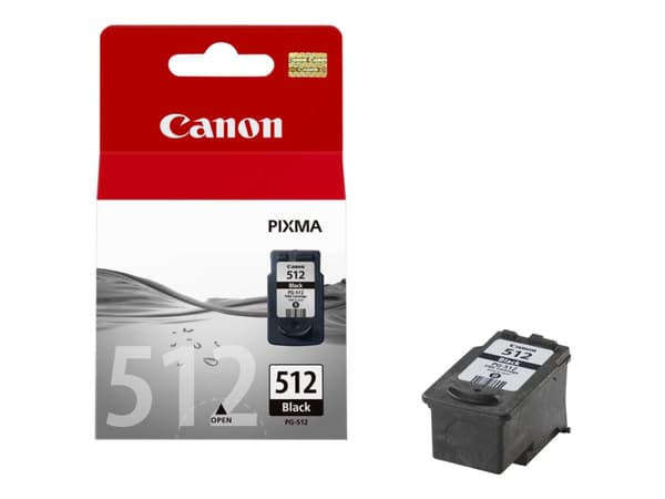 Canon PG-512 - Svart - original - förpackning med stöldmärkning - bläcktank - för PIXMA MP230, MP237, MP252, MP270, MP280, MP282, MP495, MP499, MX350