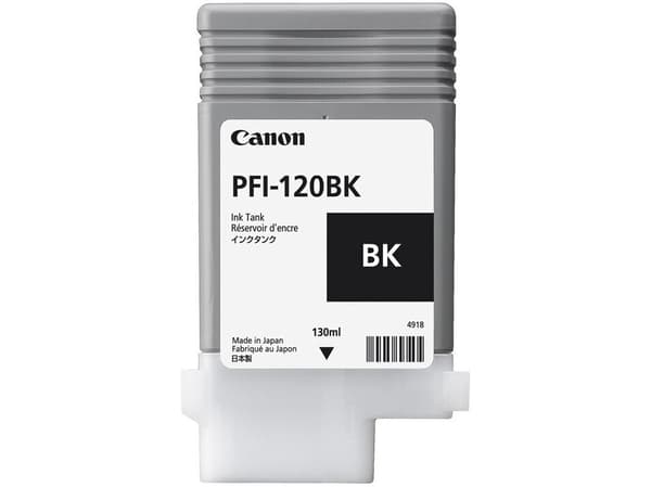 Canon PFI-120 BK - 130 ml - svart - original - blekkbeholder - for imagePROGRAF GP-200, GP-300, TM-200, TM-205, TM-300, TM-305