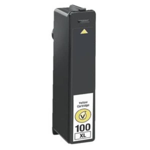 Kompatibel - Lexmark 100XL Y - 14N1071E Gul 12,5 ml