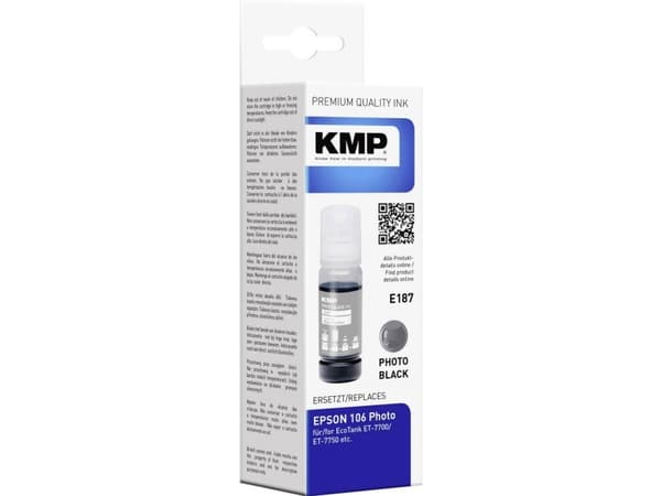 KMP E187, Foto sort, 70 ml, 1 stykker, 1900 sider