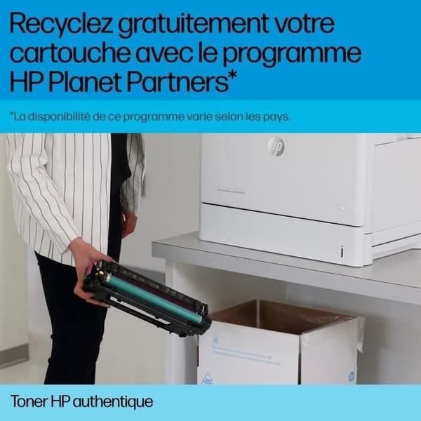 HP 125A svart original LaserJet-tonerkassett (CB540A) för HP Color LaserJet CM1312 / CP1215 / CP1217 / CP1515 / CP1518