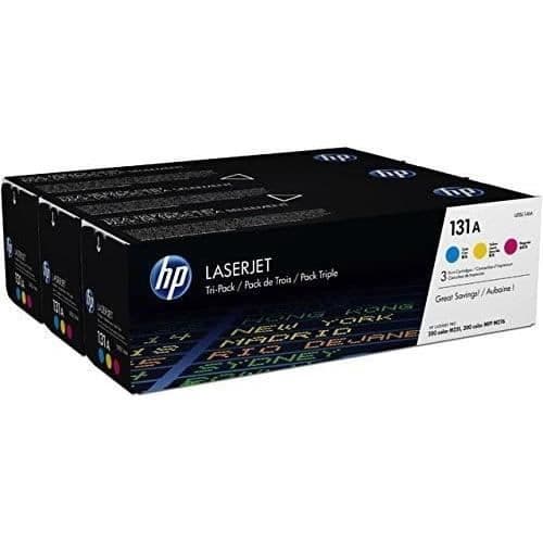 HP 131A tonerkassett - 3 x 1 800 sidor - 3-pack - Gul / Cyan / Magenta
