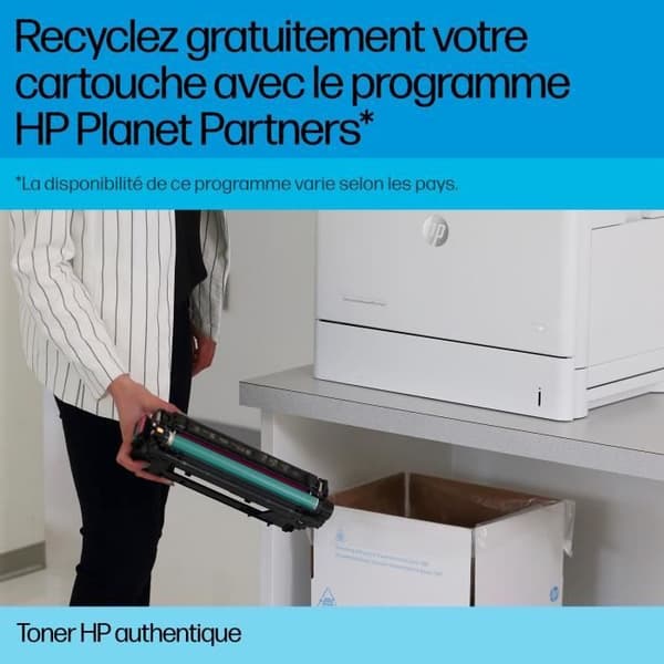 HP 125A-paket med 3 autentiska cyan / magenta / gula tonrar (CF373AM) för HP Color LaserJet CM1312 / CP1215 / CP1217 / CP1515 / CP1518