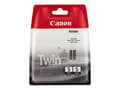 Miniatyrbilde 3 av 5: Canon PGI-5 Black Twin Pack - 2-pack - svart - original - blekkbeholder - for PIXMA iP3500, iP4500, iP5300, MP510, MP520, MP610, MP810, MP960, MP970,