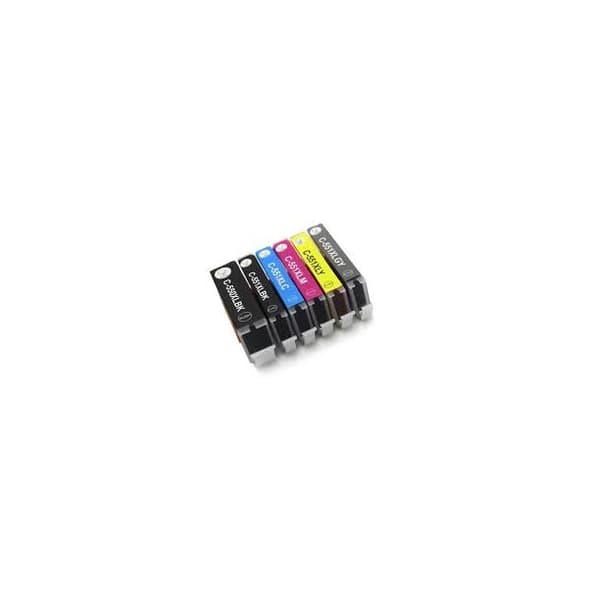 Kompatibel - Canon CLI 551 Bläckpatroner Rabattpaket 6 stk 83 ml