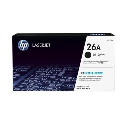 HP 26A svart original LaserJet tonerkassett (CF226A) för HP LaserJet Pro M402 / M426