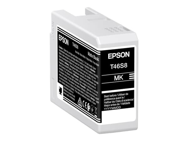 Epson T46S8 - 25 ml - matt svart - original - blekkpatron - for SureColor P706, SC-P700, SC-P700 Mirage Bundling