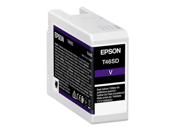 Epson UltraChrome Pro T46SD - 25 ml - fiolett - original - blekkbeholder - for SureColor P706, SC-P700, SC-P700 Mirage Bundling