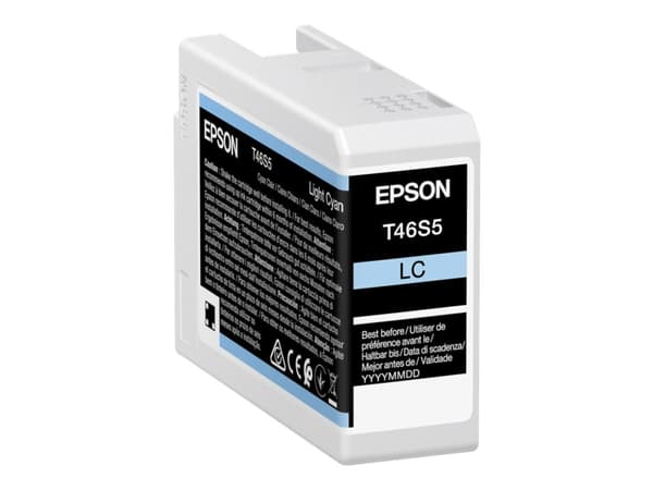 Epson T46S5 - 25 ml - ljus cyan - original - bläckpatron - för SureColor P706, SC-P700, SC-P700 Mirage Bundling