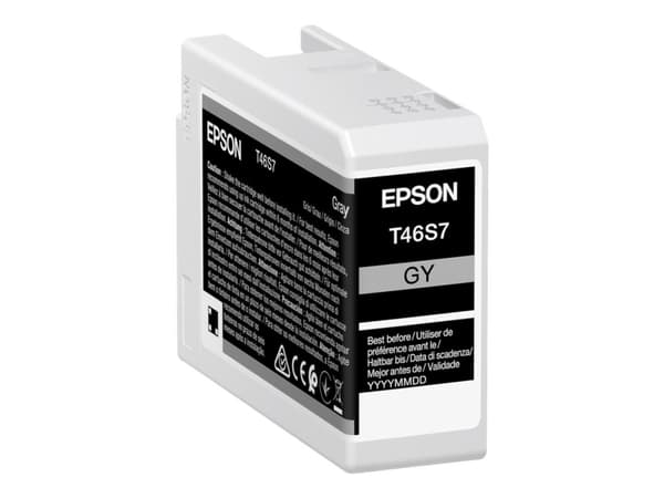 Epson T46S7 - 25 ml - grå - original - blekkpatron - for SureColor P706, SC-P700, SC-P700 Mirage Bundling