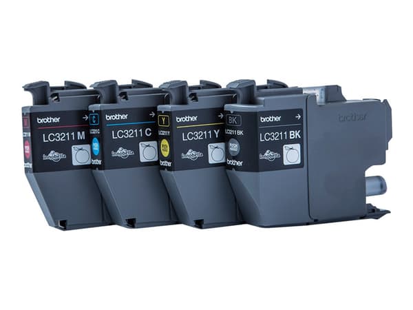 Brother LC3211 Value Pack - 4-pack - svart, gul, cyan, magenta - original - blekkpatron - for Brother DCP-J572, DCP-J772, DCP-J774, MFC-J890, MFC-J89