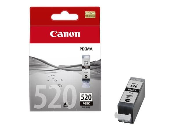 Canon PGI-520BK - 19 ml - svart - original - bläcktank - för PIXMA iP3600, iP4700, MP540, MP550, MP560, MP620, MP630, MP640, MP980, MP990, MX860, MX8