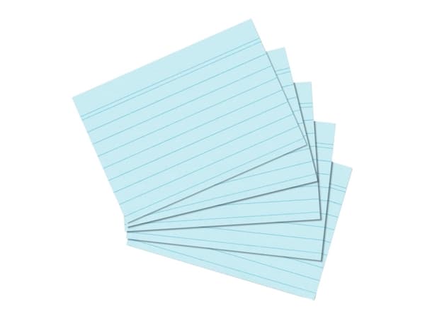 Herlitz 10836187, Blå, 100 ark, 1 stykker