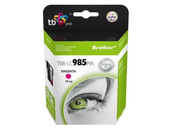TB - 19 ml - magenta - kompatibel - blekkpatron (alternativ for: Brother LC985M) - for Brother DCP-J125, DCP-J140, DCP-J315, DCP-J515, MFC-J220, MFC-