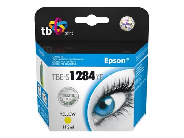 TB - 11.5 ml - gul - kompatibel - bläckpatron (alternativ för: Epson T1284) - för Epson Stylus S22, SX230, SX235, SX430, SX435, SX438, SX440, SX445;