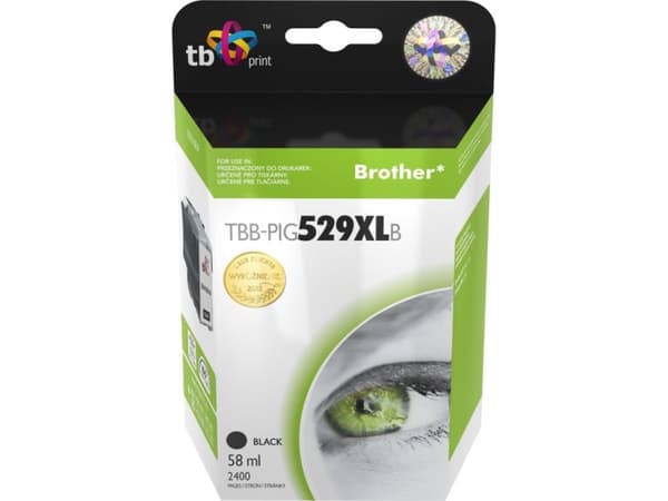 TB - 58 ml - svart - kompatibel - blekkpatron (alternativ for: Brother LC529BK, Brother LC539BK) - for Brother DCP-J100, DCP-J105, DCP-J200