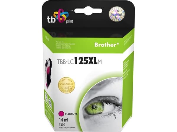 TB - 14 ml - magenta - kompatibel - blekkpatron (alternativ for: Brother LC125XL) - for Brother DCP-J4110DW, MFC-J4410DW, MFC-J4510DW, MFC-J6520DW, M