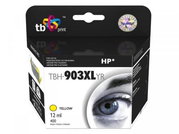 TB Print TBH-903XLYR, Pigmentbaserat bläck, 12 ml, 400 sidor, 1 styck