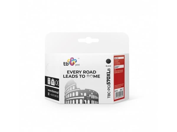 TB - 24 ml - svart - kompatibel - blekkpatron (alternativ for: Canon PGI-570BKXL) - for Canon PIXMA MG5751, MG5752, MG5753, MG6851, MG6852, MG6853, M