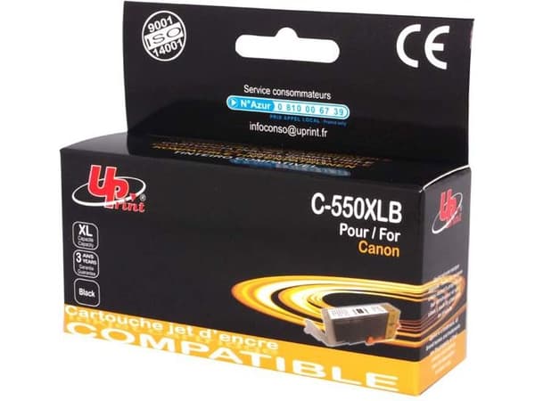 UPrint C-550XLB / PGI550BK blekk (svart)