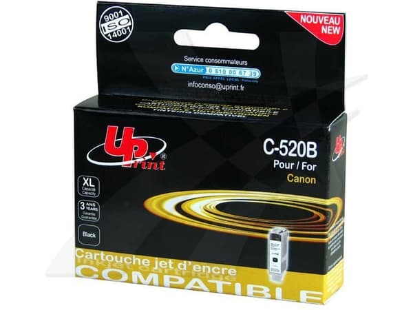 UPrint C-520B / PGI520BK blekk (svart)