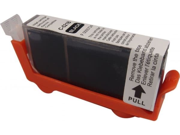 UPrint Ink C-521B/CLI521BK (svart)