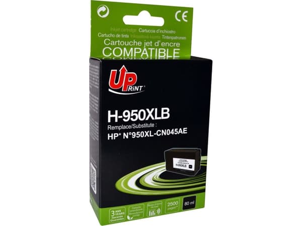 UPrint Ink H-950XL-B/CN045AE (svart)