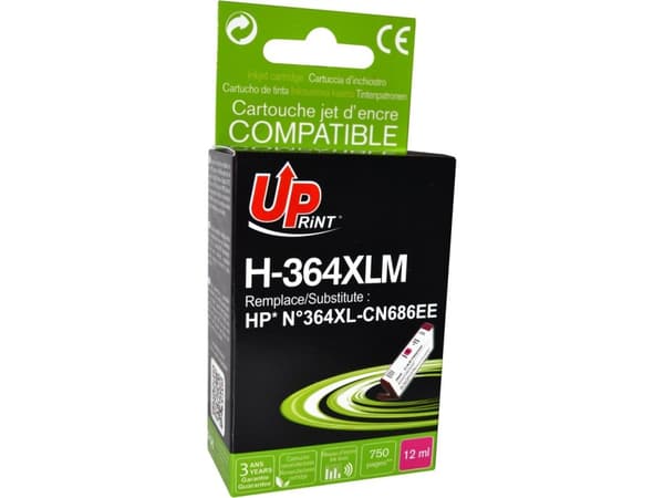 UPrint Ink H-364XLM/CB324EE (Magenta)
