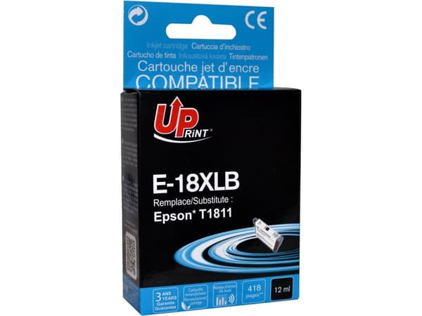 Tusz UPrint Tusz E-18XLB / C13T18114010 (Black)