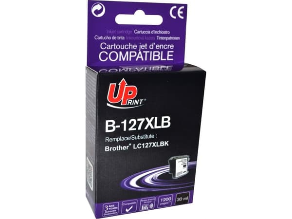 UPrint blekk B-127XLB / LC-127XLBK (svart)