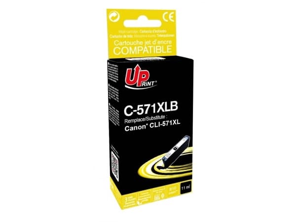 UPrint Ink C-571XLB/CLI571BK XL (svart)