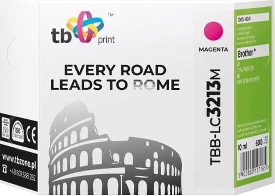 TB Print TBB-LC3213M, 10 ml, 600 sider, 1 stykker, Enkeltpakke