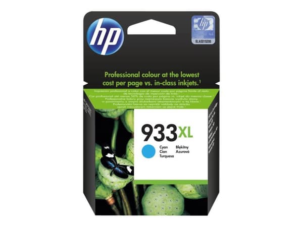 HP 933XL High Yield Cyan Original Ink Cartridge bläckpatroner 1 styck Hög (XL) avkastning