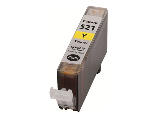Canon CLI-521Y - 9 ml - gul - original - blekkbeholder - for PIXMA iP3600, iP4700, MP540, MP550, MP560, MP620, MP630, MP640, MP980, MP990, MX860, MX8