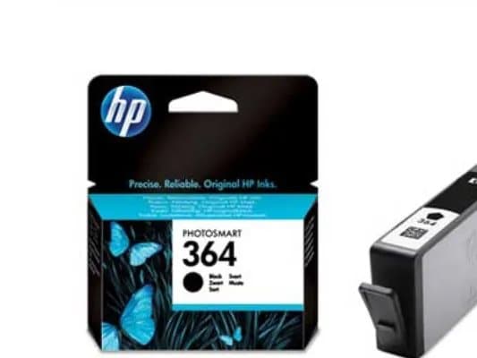 HP 364 - Svart - original - bläckpatron - för Deskjet 35XX; Photosmart 55XX, 55XX B111, 65XX, 7510 C311, 7520, Wireless B110