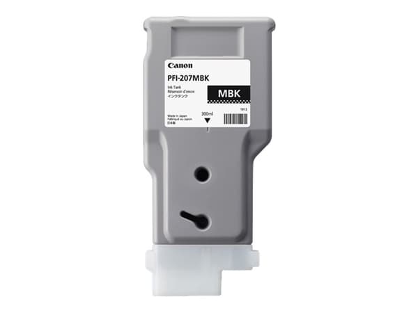 Canon PFI-207 MBK - 300 ml - matt svart - original - blekkbeholder - for imagePROGRAF iPF680, iPF685, iPF780, iPF785
