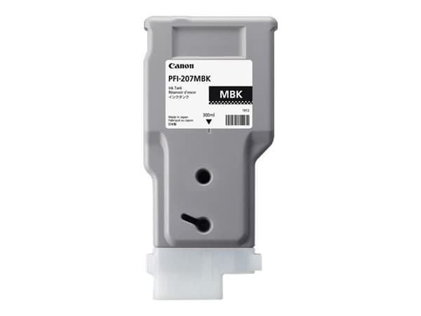Canon PFI-207 MBK - 300 ml - matt svart - original - blekkbeholder - for imagePROGRAF iPF680, iPF685, iPF780, iPF785