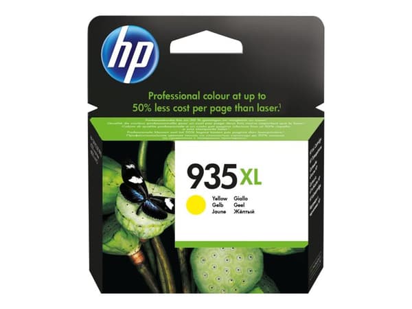 HP 935XL - Høy ytelse - gul - original - blekkpatron - for Officejet 6812, 6815, 6820; Officejet Pro 6230, 6230 ePrinter, 6830, 6835