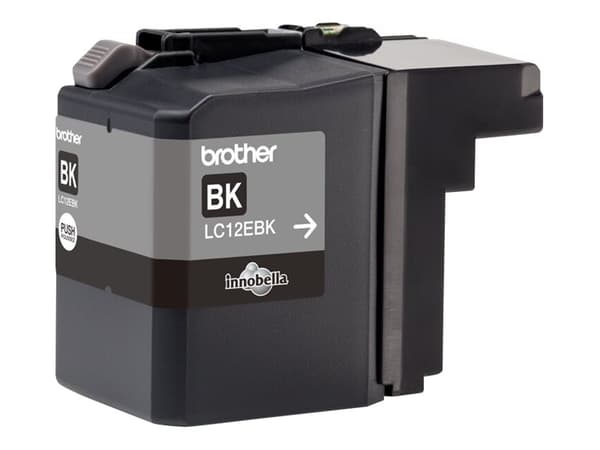 Brother LC12EBK - XL Capacity - svart - original - blekkpatron - for Brother MFC-J6925DW; INKvestment Business Smart Pro MFC-J6925DW