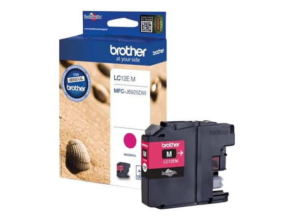Brother LC12EM - XL Capacity - magenta - original - blekkpatron - for Brother MFC-J6925DW