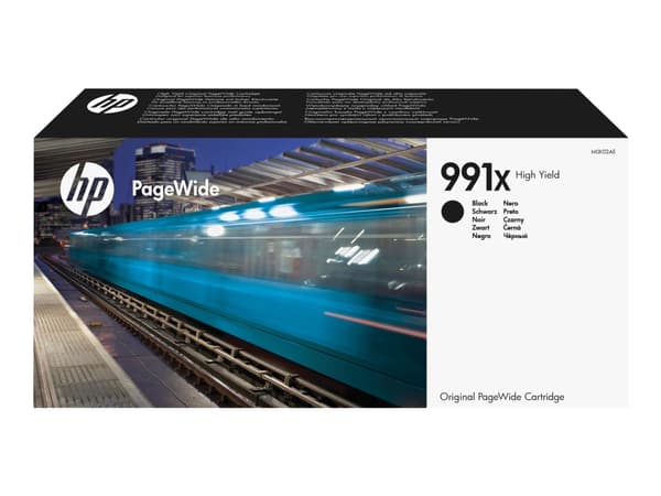 HP 991X - 375 ml - Lång livslängd - svart - original - PageWide - bläckpatron - för PageWide Color 755; PageWide Managed P77740, P77760; PageWide Pro