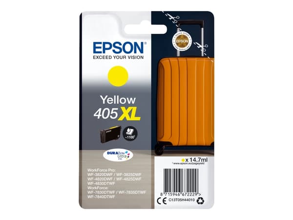 Epson 405XL original blekkpatron - 14,7 ml - gul