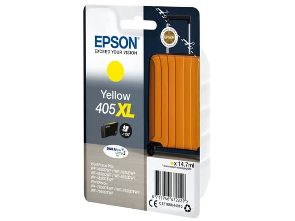Epson 405XL original blekkpatron - 14,7 ml - gul