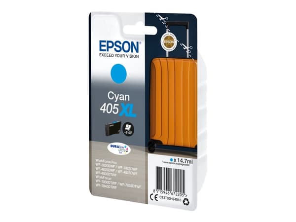 Epson 405XL original blekkpatron - 14,7 ml - Cyan