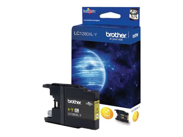Brother LC1280XLY - Gul - original - blekkpatron - for Brother MFC-J5910DW, MFC-J6510DW, MFC-J6710DW, MFC-J6910DW